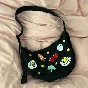 Baggu Medium Crescent Bag x Gudetama Collab